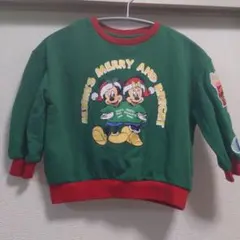 Litte ミッキー ミニー クリスマス トレーナー