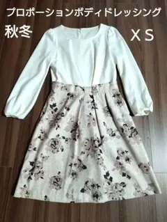 プロポーションボディドレッシング　ワンピース　サイズ1　ＸＳ　秋冬