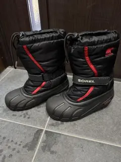 SOREL キッズブーツ 21cm ブラック/レッドのサムネイル