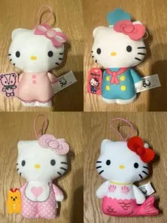 ハローキティ ぬいぐるみ 4点セット サンリオ まとめ売り
