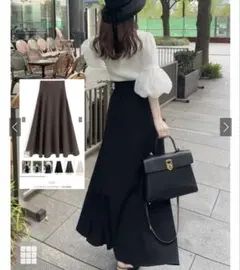 ハイウエストフレアスカート[fo1849]