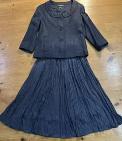 IENA シルクノーカラージャケット　ロペピクニックギャザースカート　セット売り