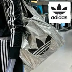 韓国限定　adidas エコバッグ　トレフォイル　エコフレンドリーバッグ