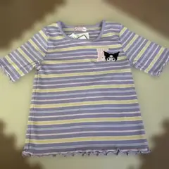 ✳️最終お値下げ✳️リッカリッカ　クロミボーダー半袖Tシャツ 150cm新品未使用