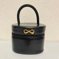 極美品】mila schon がま口フォーマルハンドバッグ ラウンドシルエット