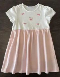 ファミリアfamiliar 大人気リアちゃんテリアちゃんワンピースおりぼん90