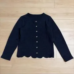 エニファム　リボン ジャガード カーディガン