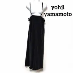 yohji yamamoto サロペット　キャミワンピース　ブラック　美品のサムネイル