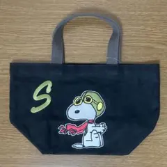 新品 スヌーピー ミニトートバッグ フライングエース ランチバッグ タグ付き