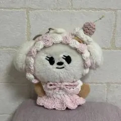 プルバトゥ　キーリングぬいぐるみ　ぬい服　センイルさくらんぼケーキ　PK txt