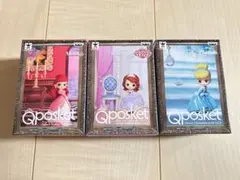 Qposket ディズニー アリエル ソフィア シンデレラ 3種類セット