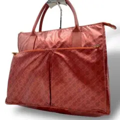 ゲラルディーニ ハンドバッグ トートバッグ A4 レッド ゴールド金具 ソフティ