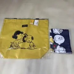PEANUTS スヌーピー　トートバッグ　タオル