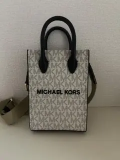 MICHAEL KORS ロゴプリントショルダーバッグ