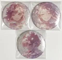 プロセカ　東雲絵名　暁山瑞希　MEIKO グリッター缶バッジ　50A