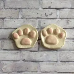 handmade 肉球型 ハート オブジェ〈セメント製〉 - メルカリ