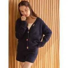 SNIDEL HOME 【Steam Whip】デザインボタンカーディガン