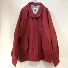 美品◎ビバリーヒルズ POLO ワインレッド ジップアップジャケット（L）