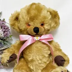❤️1960's❤️ 愛らしいビンテージチーキー　メリーソート　アンティークベアのサムネイル
