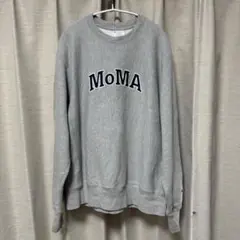 L MoMA champion リバースウィーブ グレー スウェット モマ