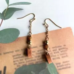 No.795 レザーピアス ハンドメイド - メルカリ