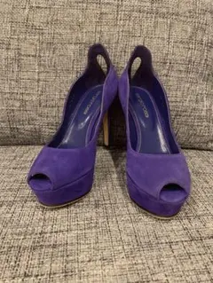 【試着のみ】週末限定値下げ‼️34 Sergio Rossi パープル パンプス