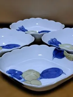 2025年最新】ひし形皿の人気アイテム - メルカリ 青い風景画のひし形皿5