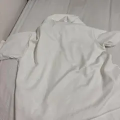 ホワイト フード付き 半袖パーカー