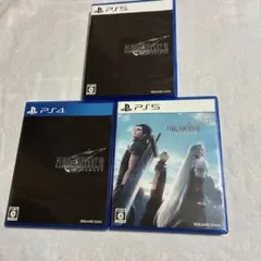 FF7 リメイク　リバース　クライシスコア　3本セット　リメイク攻略本付き