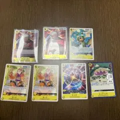 ワンピースカード　黄エッグヘッドデッキパーツ　プレイ用