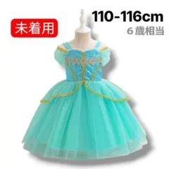 未着用／ジャスミン風★ディズニープリンセスドレス★110-116cm