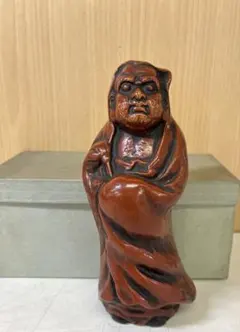 達磨大使 ダルマ 陶器 古美術 骨董品 置物 アンティーク 34.5cm - メルカリ