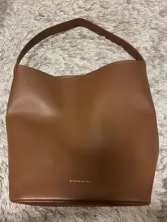 ワンハンドル バケツ トート バッグ　ブラウン