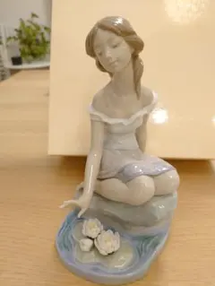 リヤドロ 今月限定の断捨離SALE！　ロマンティックカップル 陶器フィギュア スペイン リヤドロ LLADRO ゴルフのカップル 躍動感溢れる造りが