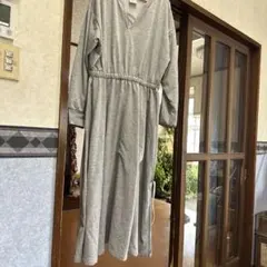 BEAMS DESIGN グレー ワンピース S