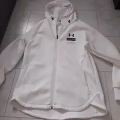 UNDER ARMOUR ホワイト フルジップジャケット