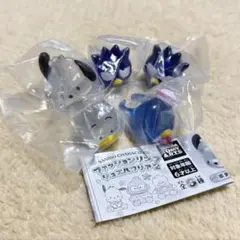 ファッションリングジュエルクリア2 ガチャ　はぴだんぶい　指輪　5点　サンリオ