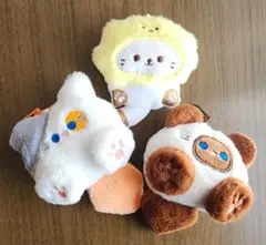 nununeko スクイーズ おまけ ぬいぐるみ マスコット 3点セット - メルカリ