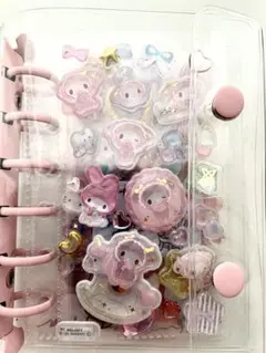 シール帳完成品【新品】a7クリアバインダー★サンリオ★ディズニー★マリーちゃん★