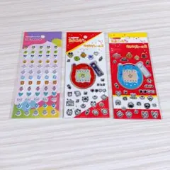 たまごっち　キラキラシール&プチプチシール　計3点　セリア