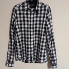 H&M チェック柄 長袖シャツ ネルシャツ
