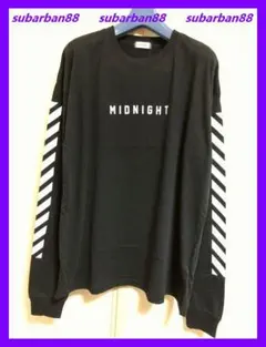 ☆WEGO☆超美品♪完売スタイルアップ♪スリーブロゴロンT黒M☆
