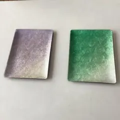 WAKOの　七宝焼き　小皿2枚セット　箱付き
