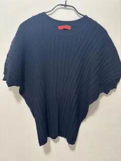 MAX&Co. ネイビー 半袖ニットのサムネイル
