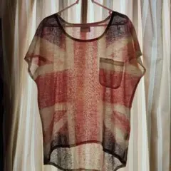 Union Jack　ユニオンジャック　シアーTシャツ　ポリエステル100%のサムネイル