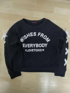 lovetoxic 黒 M トレーナー