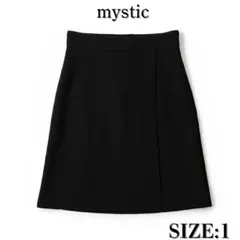 mystic ミスティック ミニスカート ストレッチ タイト ブラック 新品