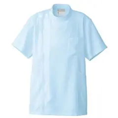 白衣(医務衣)メンズ半袖KCコート●制菌加工●制電加工●ストレッチ　新品未開封品のサムネイル