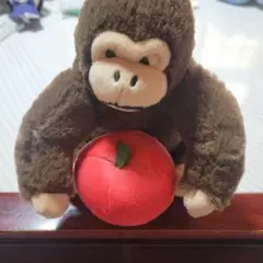 アミューズメント　ぬいぐるみ　ウホウホ　ゴリラのゴリくん　りんご