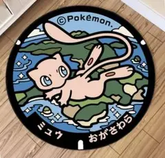 ポケモンマンホールラグ おがさわら バージョン